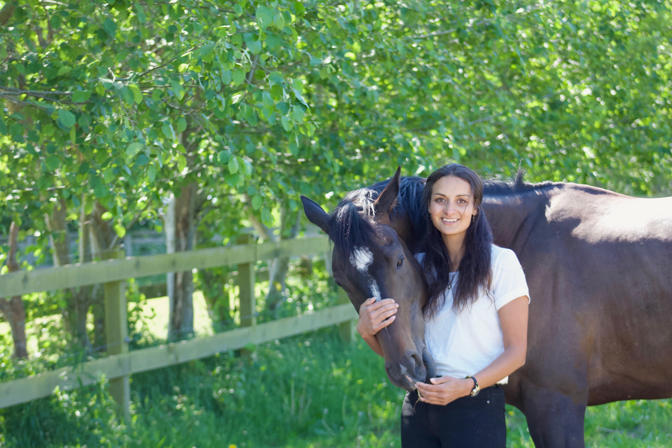 Christina Borreby med hest